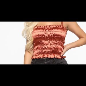 Smock Affair Crop Top